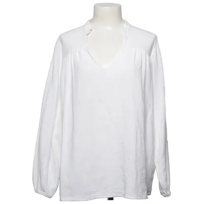 Blouse (Wit) van Staji Katoen, Linnen
