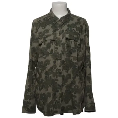 Chemise (Vert, Beige) de Eddie Bauer Polyamide, Polyester