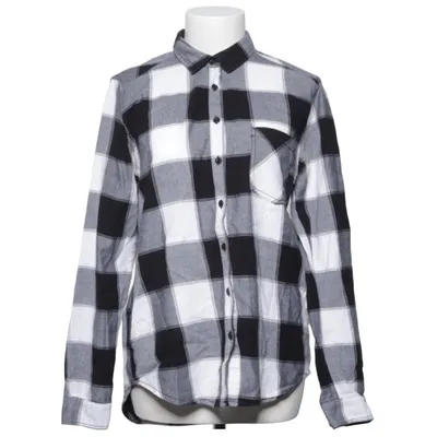 Flannel skjorte (Sort, Hvid) fra Cropp Bomuld