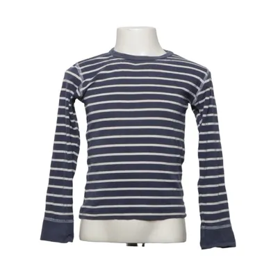 Long sleeve T-shirt (Blue, White) from Polarn O. Pyret Cotton