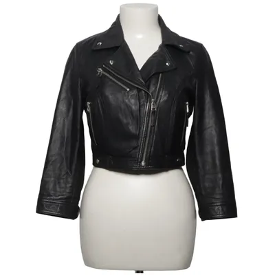 Biker jacket (Black) from Josefina of Sweden Leather, Polyester
