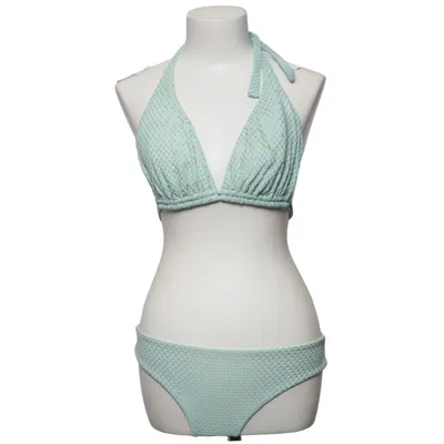 Bikini (Grün, Gold) von Luli Fama Elasthan, Polyester