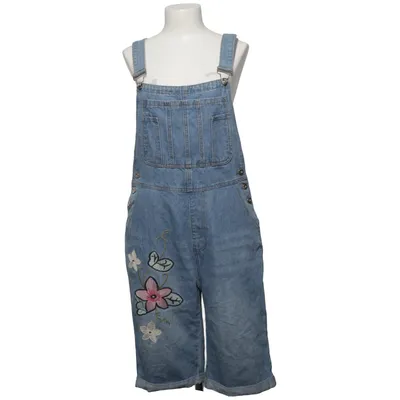 Dungaree shorts (Blue, Multicolored) from Misslook Cotton, Polyester