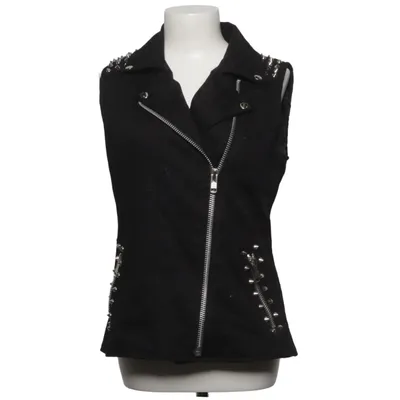 Gilet de motard (Noir) de Gothicana by EMP Coton, Polyester