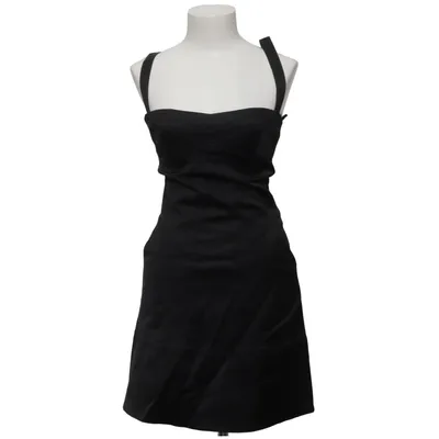 Cocktailkleid (Schwarz) von Mango Moments Baumwolle, Elasthan, Viskose