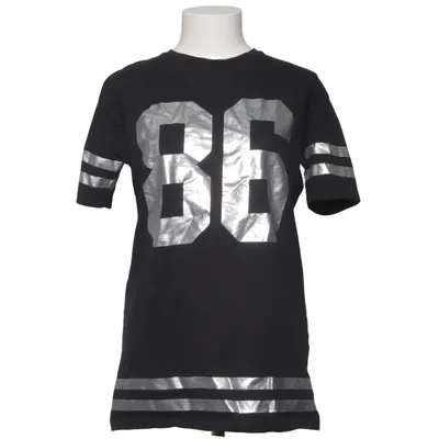 T-shirt (Zwart, Zilver) van Sally & Circle Katoen