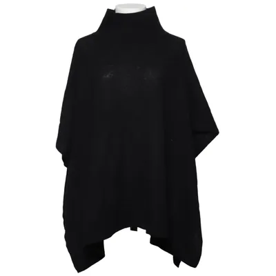 Poncho (Svart) från Hallhuber Kashmir