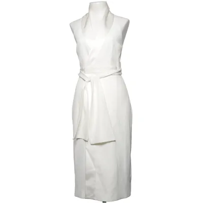 Robe dos-nu (Blanc) de Keepsake Élasthane, Polyester
