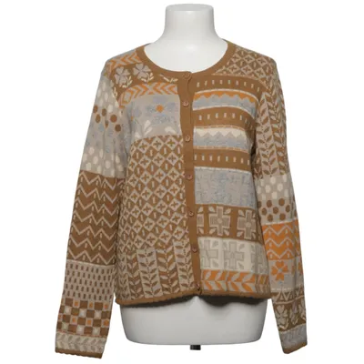 Cardigan (Brun, Beige) fra Gudrun Sjödén Bomuld, Polyamid, Uld