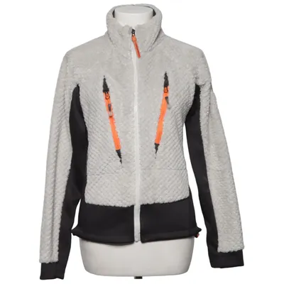 Fleece jacket (Gray, Black) from Canadian Peak Polyester