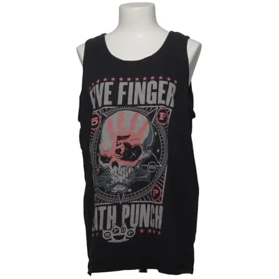 Tanktop (Sort, Flerfarvet) fra Fruit of the Loom Bomuld