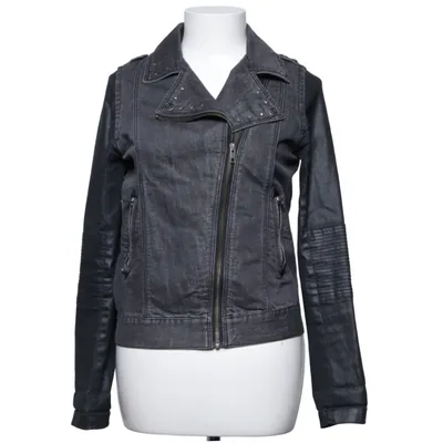 Veste de motard (Gris, Noir) de Ikks Keep Dreaming Coton, Élasthane, Fibre métallique, Polyester