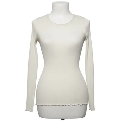 T-shirt à manches longues (Beige) de Oscalito Soie, Laine