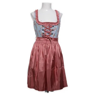 Dirndl (Blue, Pink, Multicolored) from Marjo Cotton, Polyester