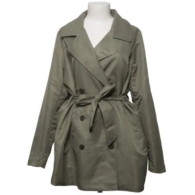 Trench coat (Beige) from Zizzi Polyester