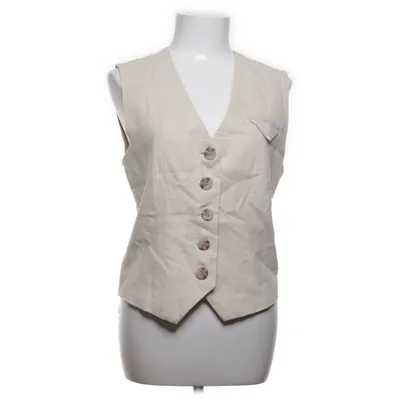 Ytterväst (Beige) från MbyM Linne, Polyester, Viskos