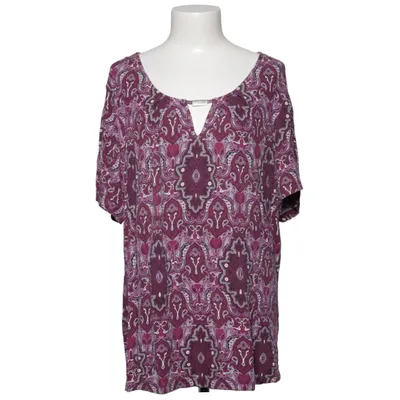Top (Lilla, Flerfarvet) fra Janina Curved Elastan, Viscose