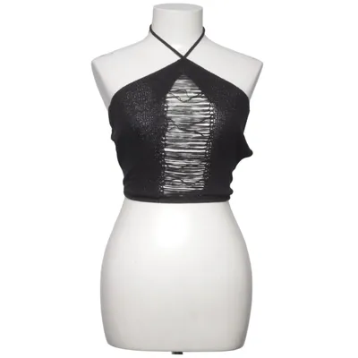 Haltertop (Zwart) van Jaded London Acryl, Polyamide