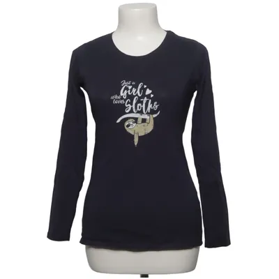 Lange mouwen shirt (Grijs) van Premium Women Katoen