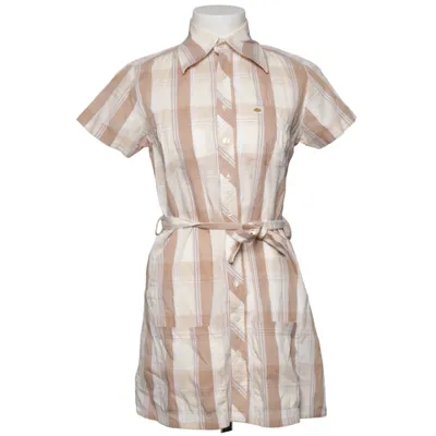 Robe chemise (Beige, Blanc) de Encore Coton, Élasthane, Polyamide