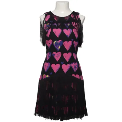 Kjole (Sort, Pink, Flerfarvet) fra Versace for H&M Elastan, Polyester, Silke