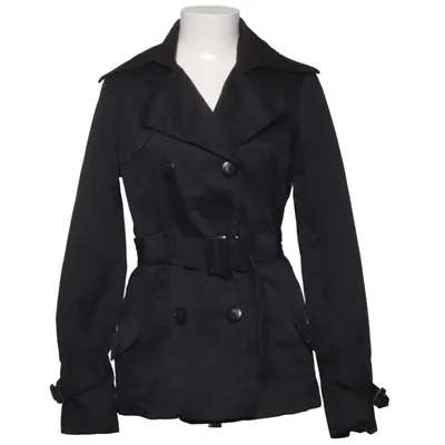 Trenchcoat (Zwart) van Vero Moda Katoen, Polyester