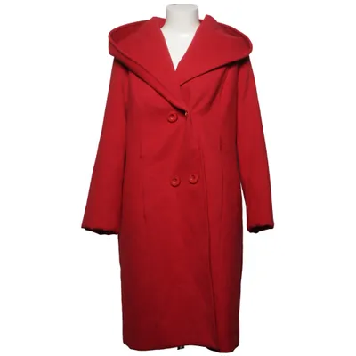 Coat (Red) from Dana Polyamide, Polyester, Wool