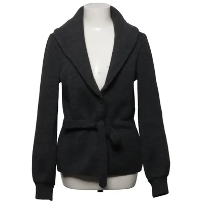 Strickjacke (Grau) von Anna Holtblad Wolle