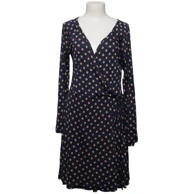 Slå-om-kjole (Blå, Beige) fra A Wear Viscose