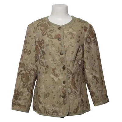 Blazer (Beige, Brown) from Atelier Creation Acrylic, Cotton, Polyester