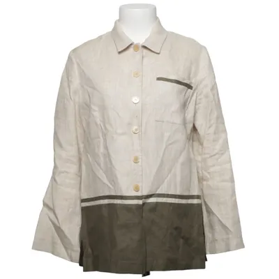 Blazer (Beige, Green) from Antonelle Linen