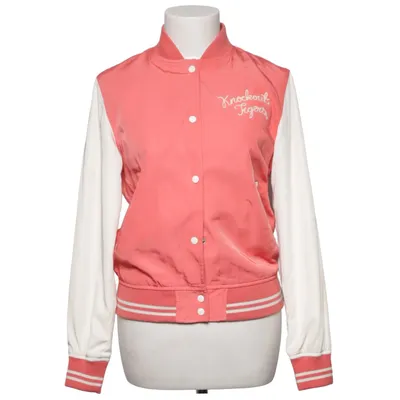 Bomberjack (Roze, Wit) van Crocker Polyester