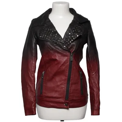 Bikerjacka (Röd, Svart) från Black Premium by EMP Polyester, Polyuretan