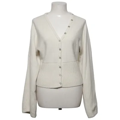 Strickjacke (Weiß) von Gina Tricot Acryl, Polyester