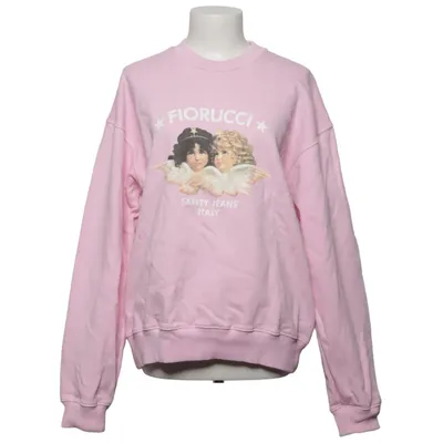 Sweatshirt (Rose) de Fiorucci Élasthane, Coton biologique