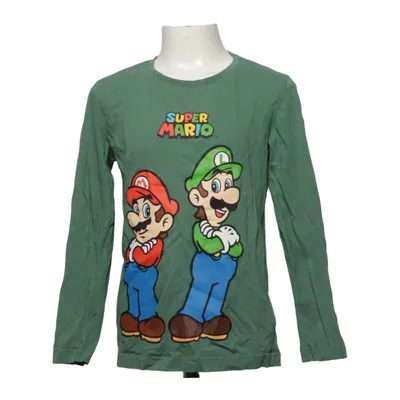 Lange mouwen shirt (Groen, Meerkleurig) van Super Mario Katoen