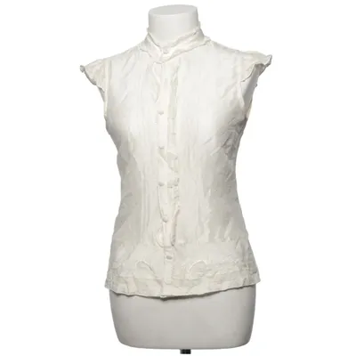 Top (Beige) from Massimo Dutti Woman Cotton, Silk