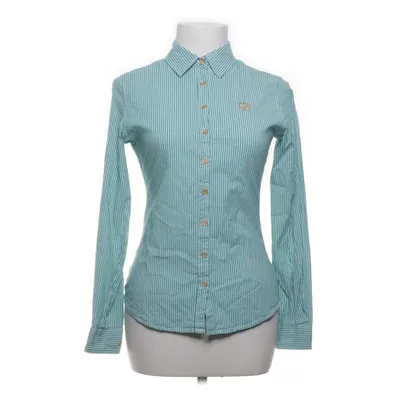 Chemise (Vert, Blanc) de Oodji Coton, Élasthane, Polyuréthane
