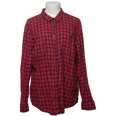 Flannel skjorte (Rød, Sort) fra St. John's Bay Bomuld
