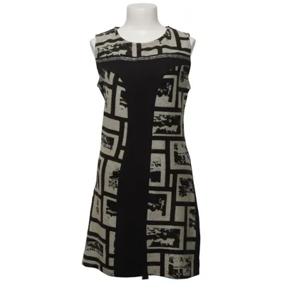 Jurk (Zwart, Beige) van Exquiss's Elastaan, Polyester