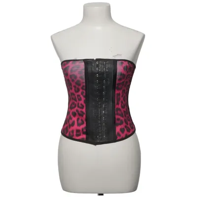 Corset (Rose, Noir) de Ann Chery Coton, Élasthane
