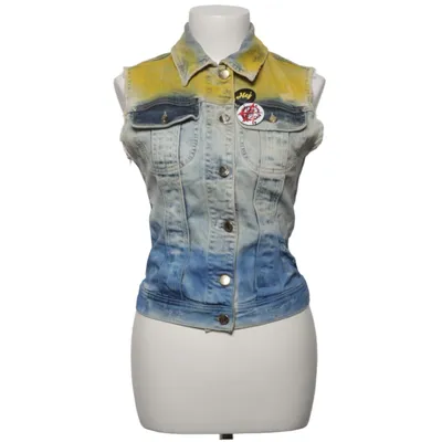 Denim vest (Blue, Yellow, Multicolored) from Met Cotton, Elastane