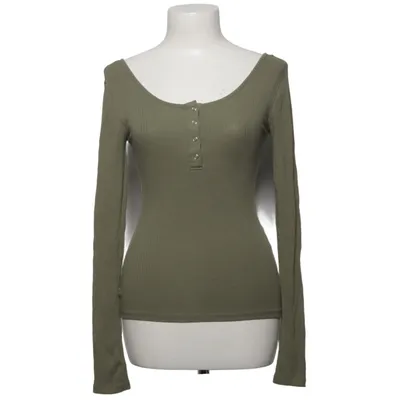 Henley T-shirt (Grøn) fra Pieces Økologisk bomuld