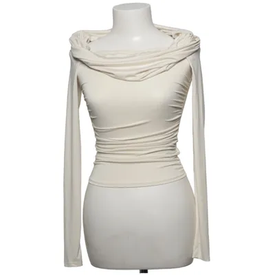Top (White) from Monki Polyester, Elastane