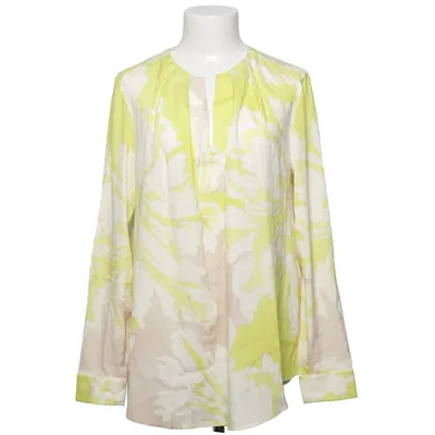 Blouse (Beige, Geel, Meerkleurig) van Marc Cain Elastaan, Zijde