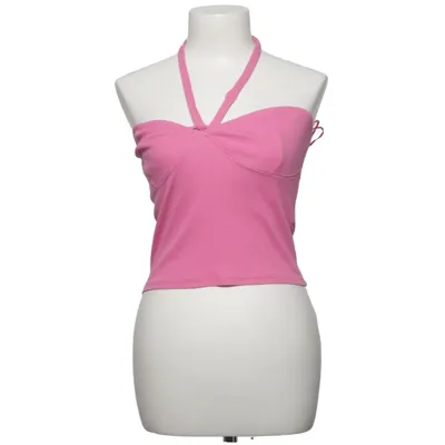 Halter neck top (Pink) from Gina Tricot Cotton, Elastane