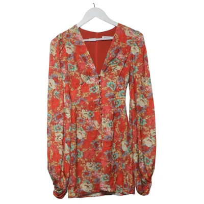 Kjole (Rød, Flerfarvet) fra Adoore Elastan, Polyester