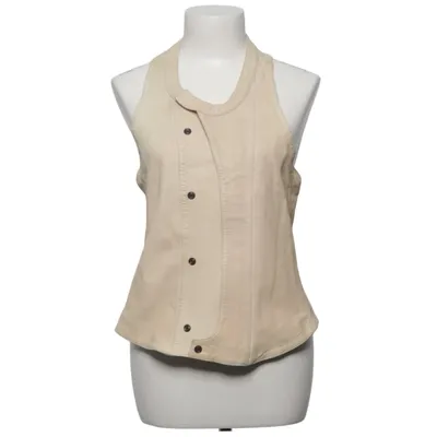 Gilet en cuir (Beige) de Hunkydory Cuir