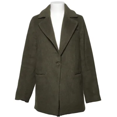 Manteau (Vert) de Bubbleroom by Lovisa Barkman Polyester, Laine