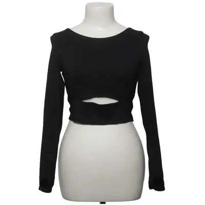 Crop top (Noir) de Adanola Élasthane, Polyamide